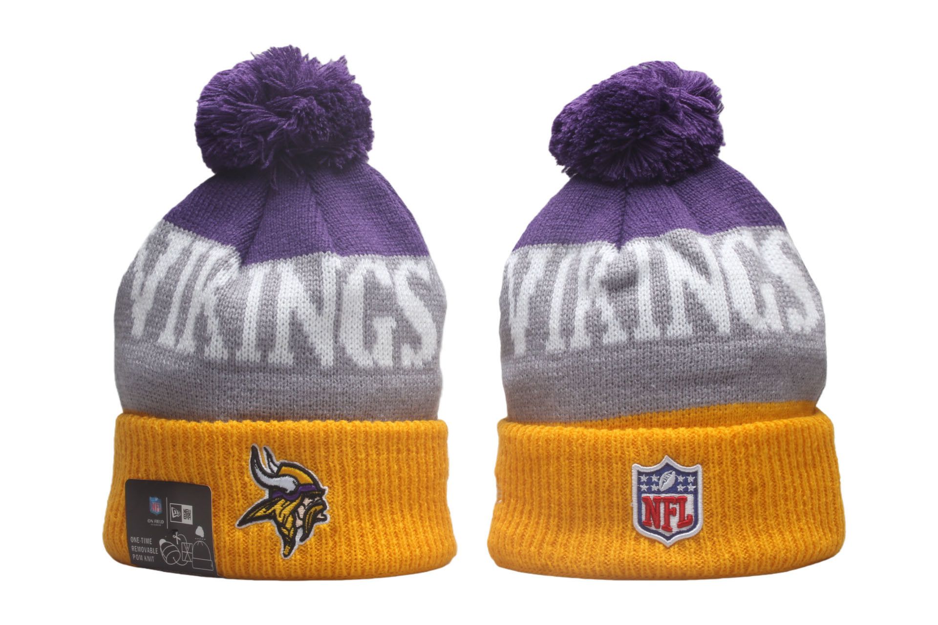 2026 NFL Minnesota Vikings Hat beanie style 08->->Sports Caps